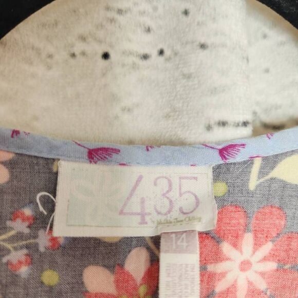 Matilda Jane 435 Floral Sleeveless Fit & Flare Dress Multicolor Size 14 Rayon - Picture 7 of 14